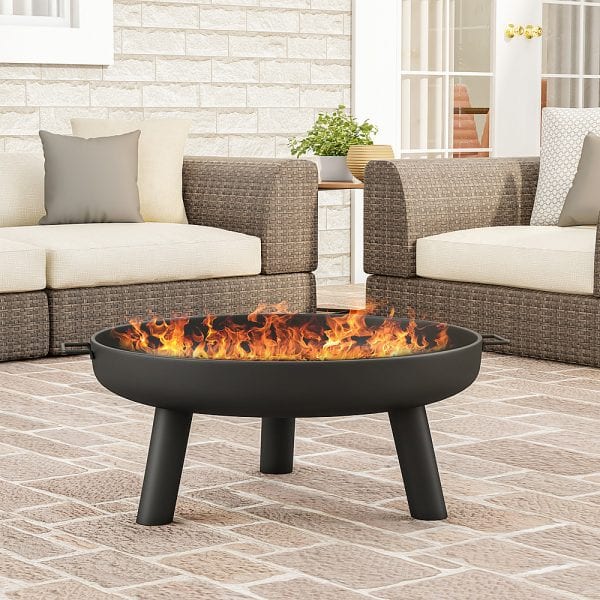 Pure Garden – 27.5” Outdoor Fire Pit On Sale Today Only!