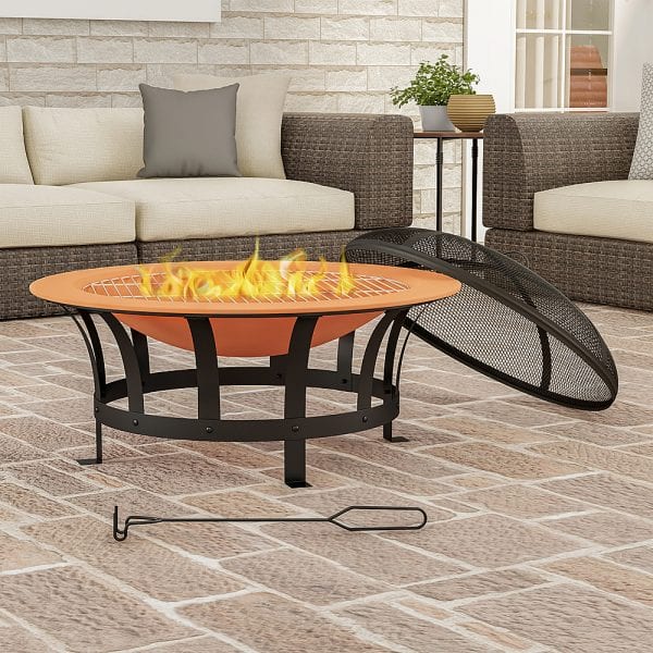 Pure Garden - 30” Outdoor Deep Fire Pit on Sale! Today Only! 6422311 Sd Scaled