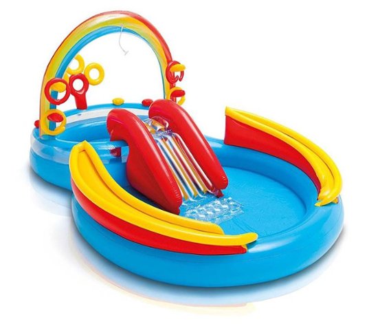 Intex Rainbow Slide Kids Play Inflatable Pool Price Drop at Best Buy!