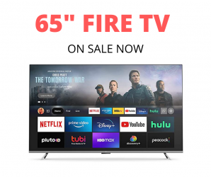 65″ Amazon Fire TV! HUGE Cyber Monday Deal!
