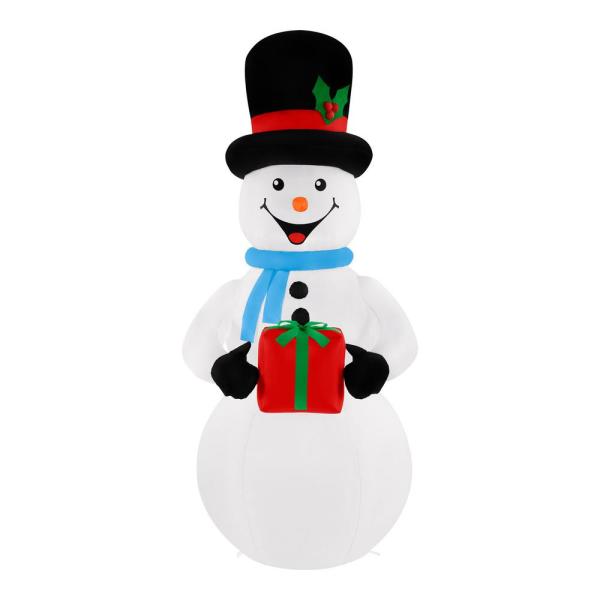 6.5 ft Pre-Lit LED Airblown Snowman Christmas Inflatable