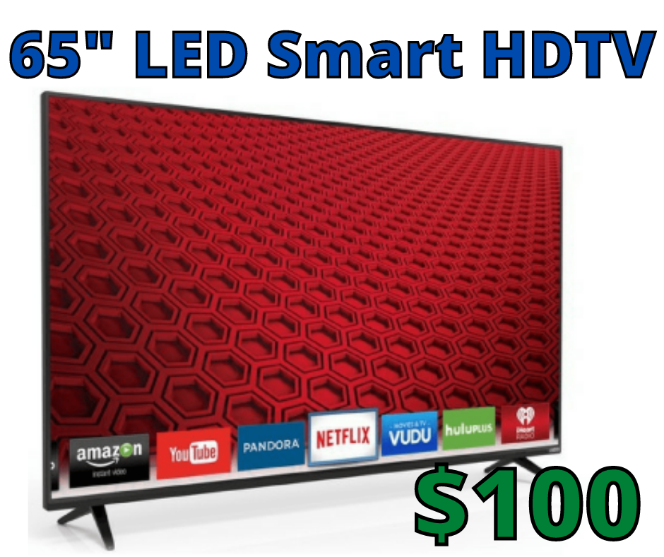 NEW Price Drop! VIZIO 65″ LED Smart HDTV — $100! (WAS $998.00) Go NOW!!