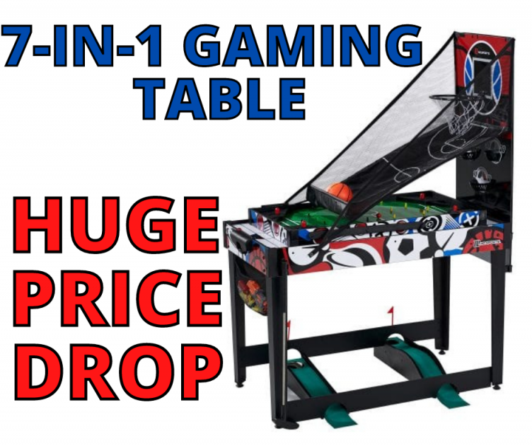MD Sports 7 in 1 Combo Gaming Table JUST $19 at Walmart