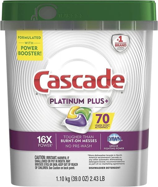 Cascade Platinum Dishwasher Pods FREEBIE!
