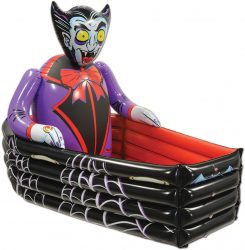 Inflatable Vampire and Coffin Drink Cooler