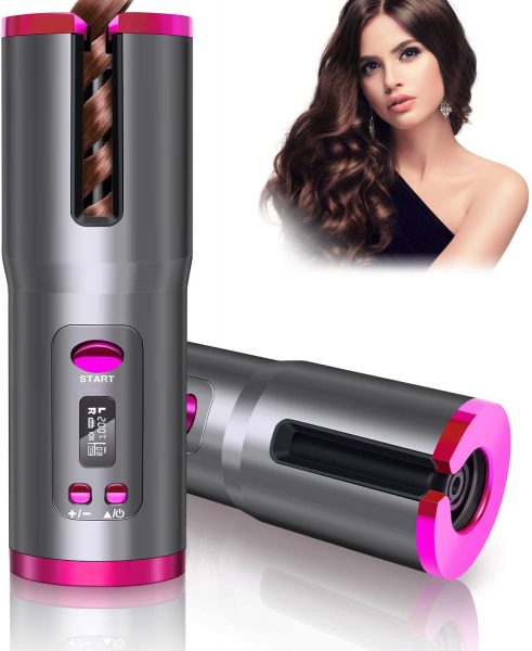 Cordless Automatic Hair Curler Just $4.00 on Amazon!!