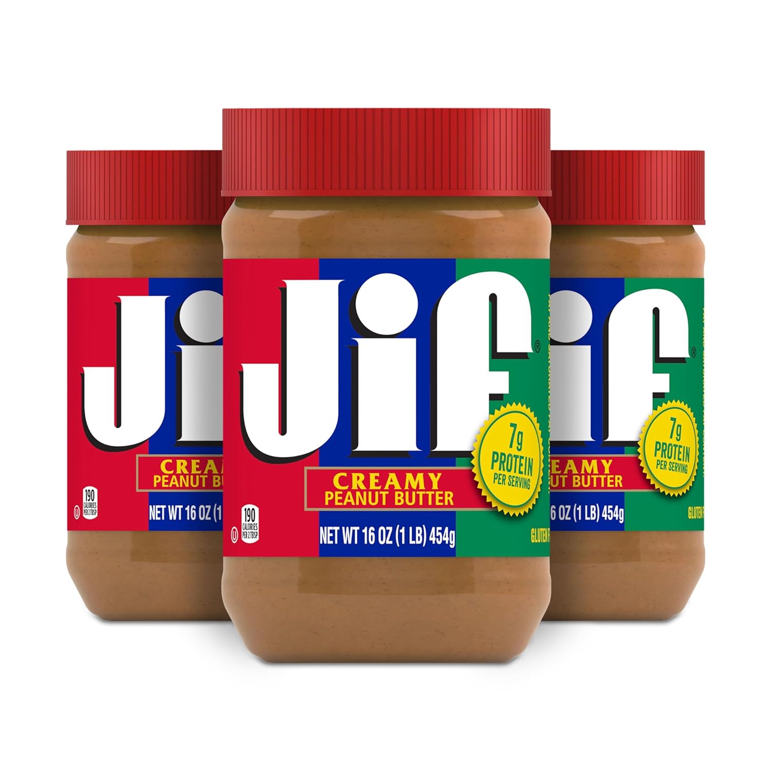 Jif Creamy Peanut Butter, 16 Ounces (Pack of 3) Only 2 Bucks Each!