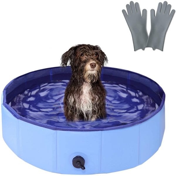 Foldable Portable Dog Pool – HUGE PRICE DROP WITH CODE!