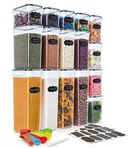 Airtight Food Storage Containers Set – 16pcs – DOUBLE DISCOUNT