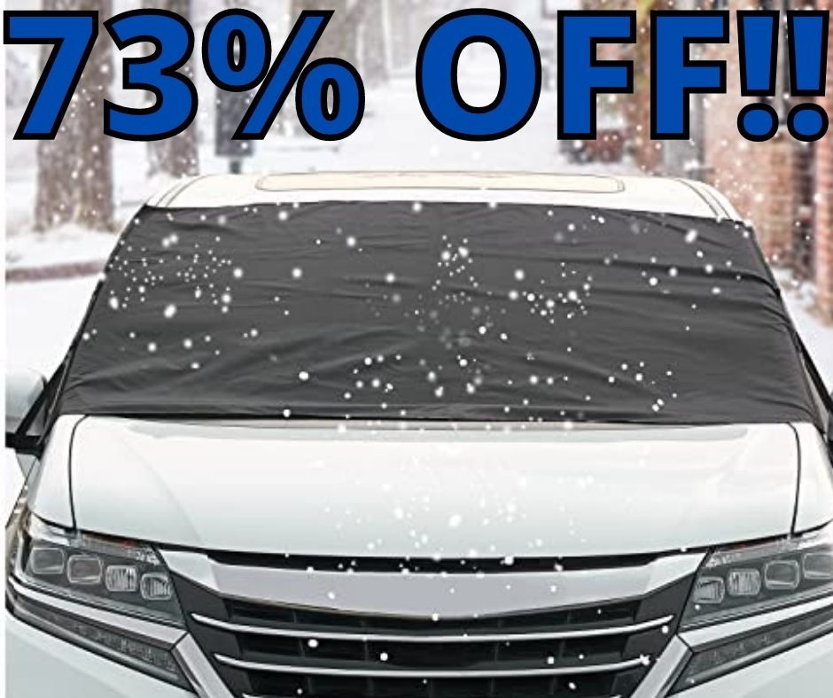 Car Windshield Snow Cover 73% Off With On Amazon