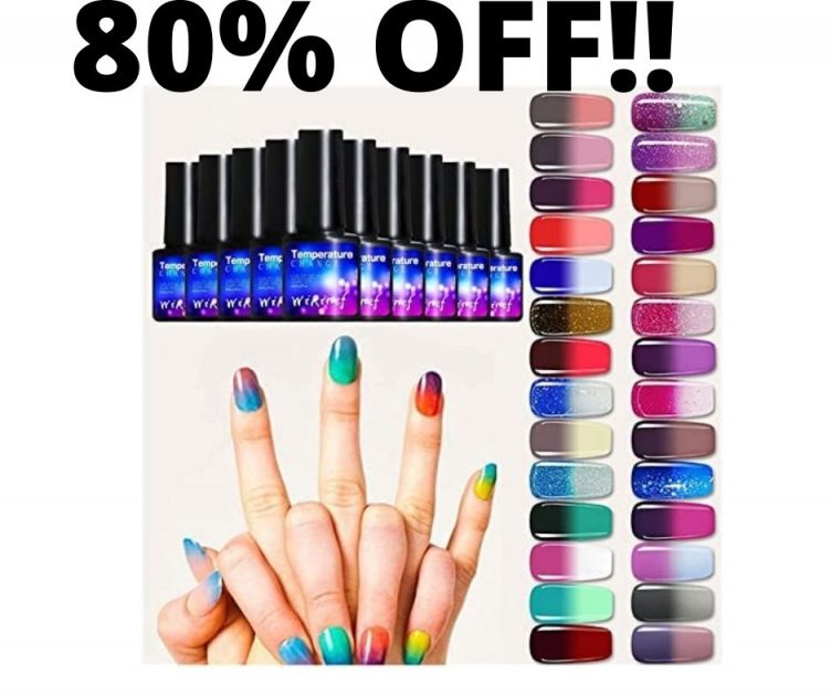 Temperature Changing Nail Polish 80% Off With Code!