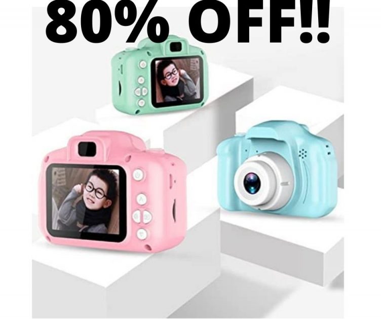 Children’s Digital Camera 80% Off On Amazon!