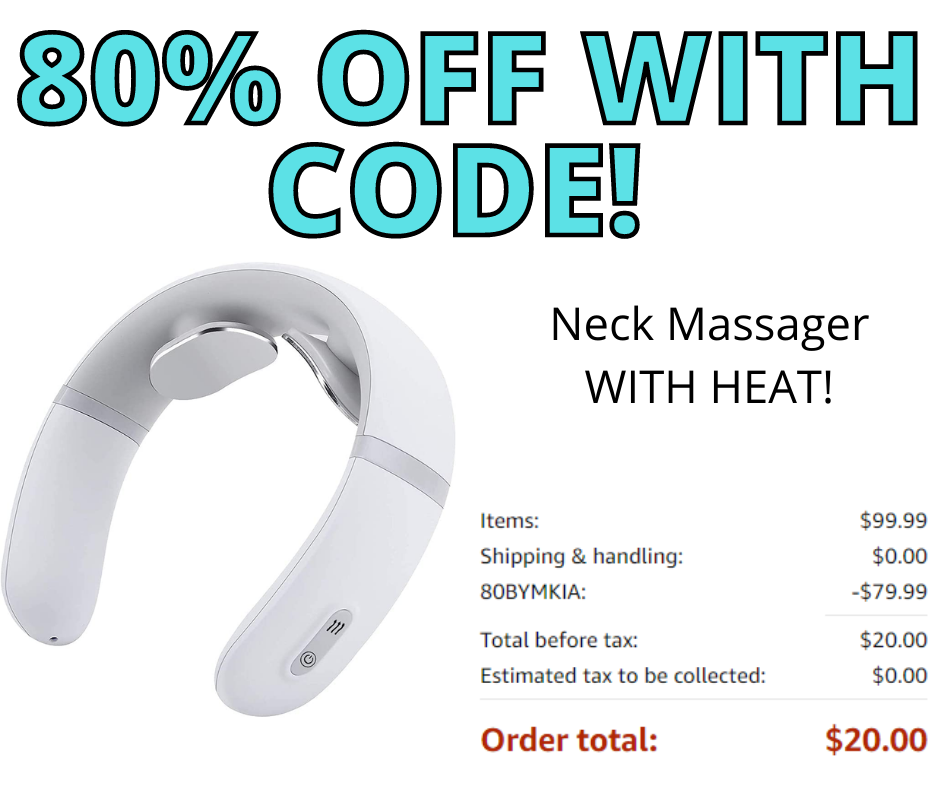 Heated Neck Massager HOT DEAL on Amazon!