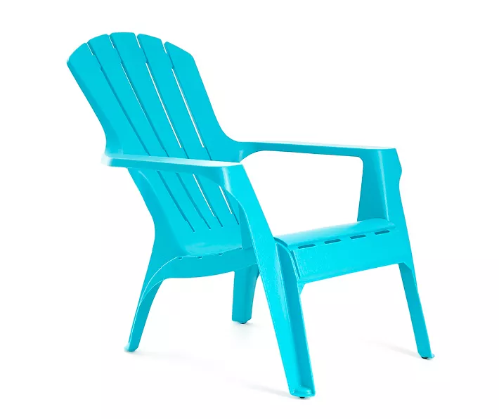 Teal Adirondack Plastic Outdoor Stack Chair On Sale At Big Lots!