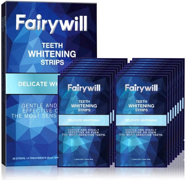 Fairywill Teeth Whitening Strips Half Off with CODE!!