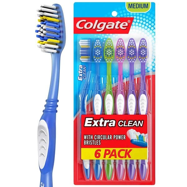 Stock Up Colgate Extra Clean Toothbrush on Amazon