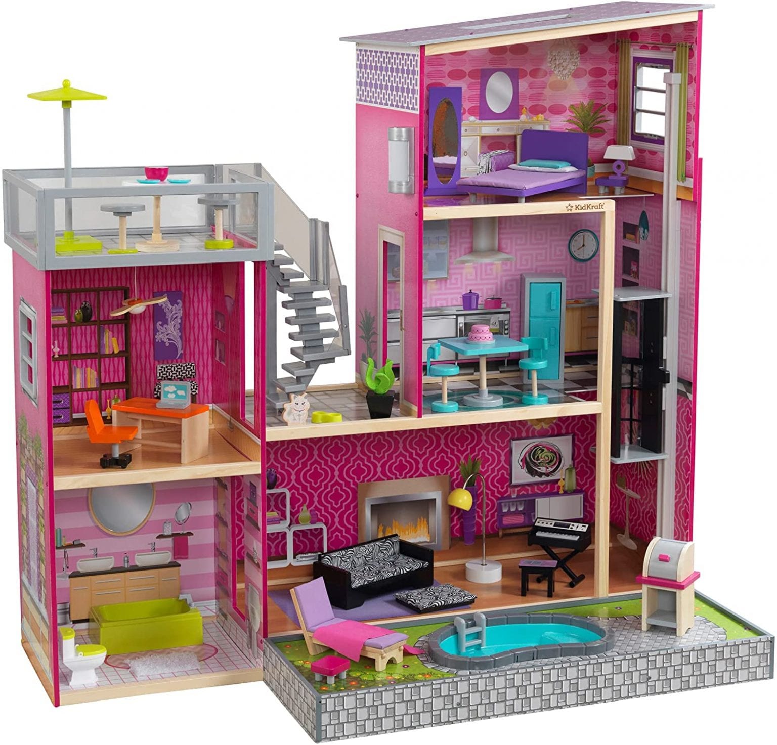 KidKraft Uptown Wooden Modern Dollhouse HUGE PRICE DROP   81FmwQtHlFS. AC SL1500 1 27 1536x1473 