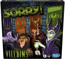 Sorry! Board Game: Disney Villains Edition Amazon Cyber Monday Deal!