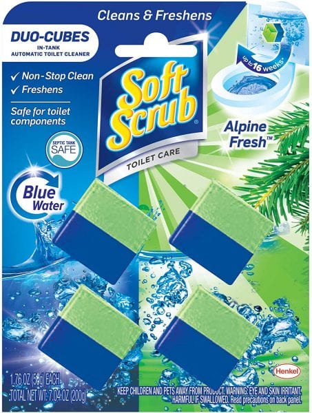Soft Scrub in-Tank Toilet Cleaner Duo-Cubes 4 FREE Boxes at Amazon!