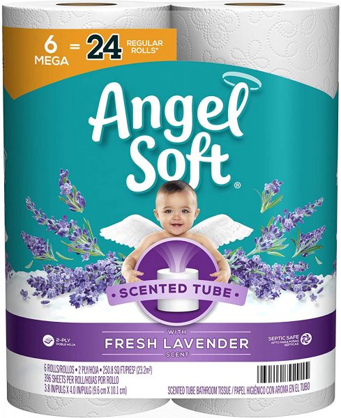 Angel Soft Toilet Paper Fresh Lavender Just $0.28 Per Pack on Amazon! Run!