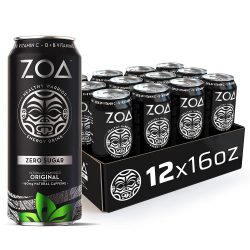 Dewayne Johnson ZOA Zero Sugar Energy Drink Sale at Amazon