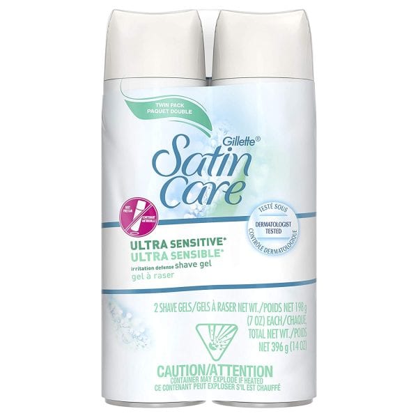Satin Care Ultra Sensitive Shave Gel Twin Pack Crazy Cheap!