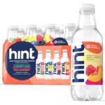 a group of bottles of water