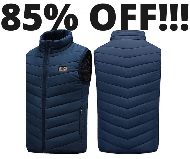 Heated Vest 85% Off With Code On Amazon