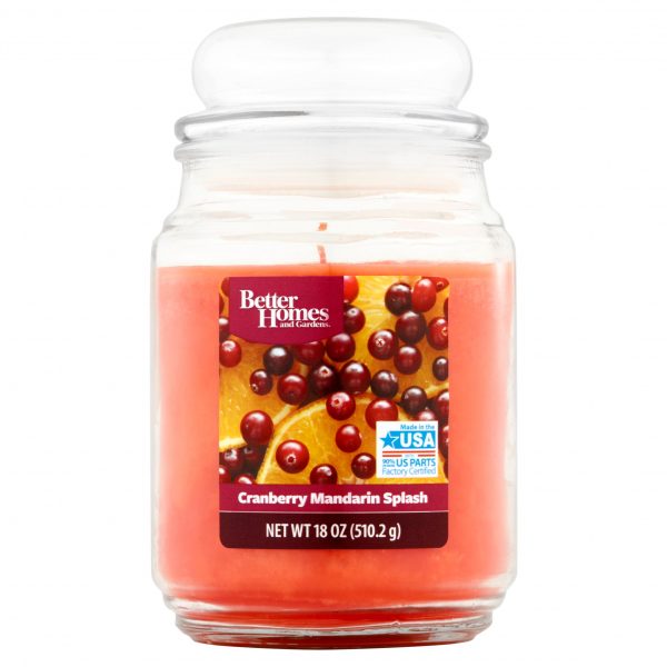 Better Homes and Gardens Cranberry Mandarin Candle Now only $1.50 at Walmart!