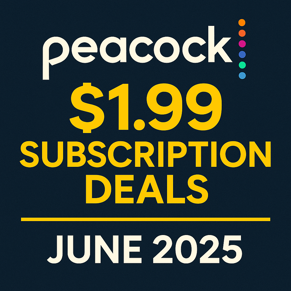 Peacock Streaming Promo Codes: $1.99 Subscription Deals in June 2025 8B28621B C144 49B9 B274 E71A92C80229