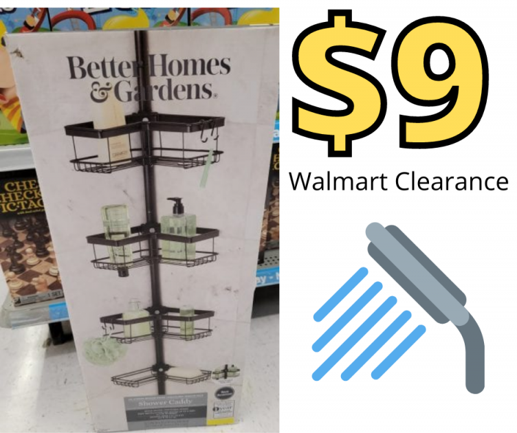 Better Homes and Garden Shower Caddy only $9 Walmart Clearance!! (was $39.88)