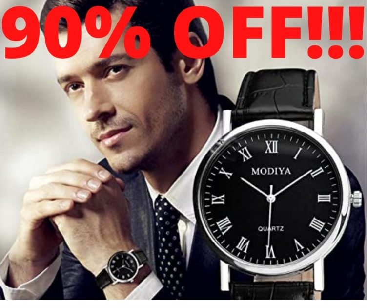 Men’s Watch 90% Off With Code On Amazon!