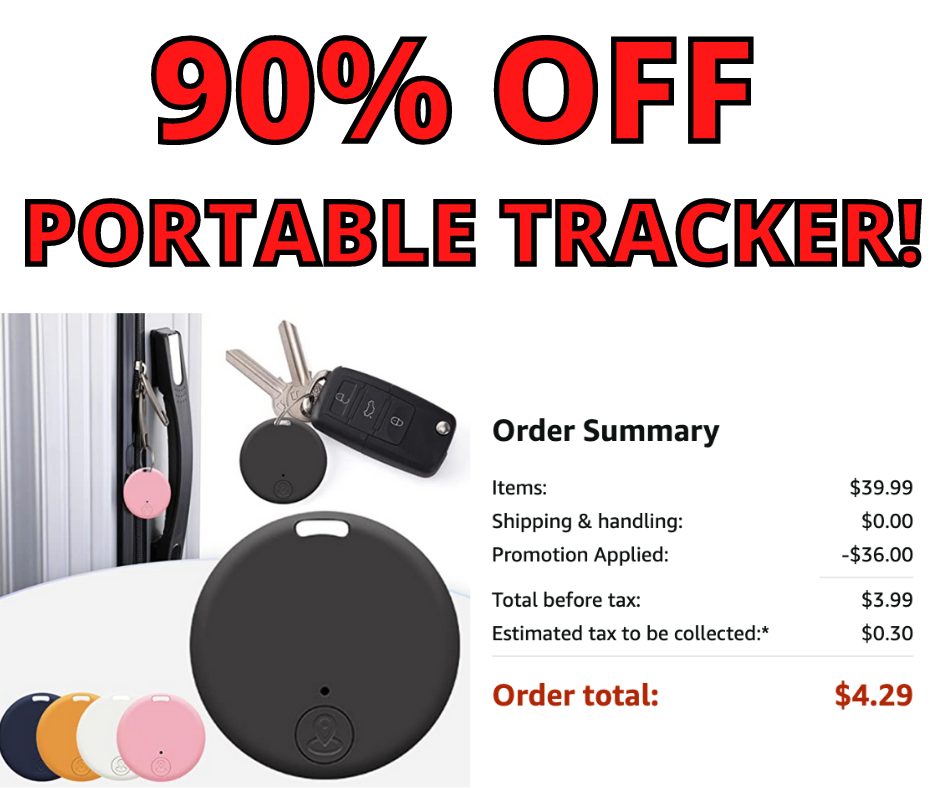 Portable Bluetooth Tracker! 90% Off!