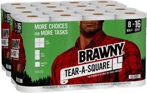 Brawny Tear-A-Square Paper Towels JUST $0.87 a Roll at Amazon!