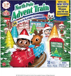The Elf on the Shelf North Pole Advent Train Countdown Amazon Deal!