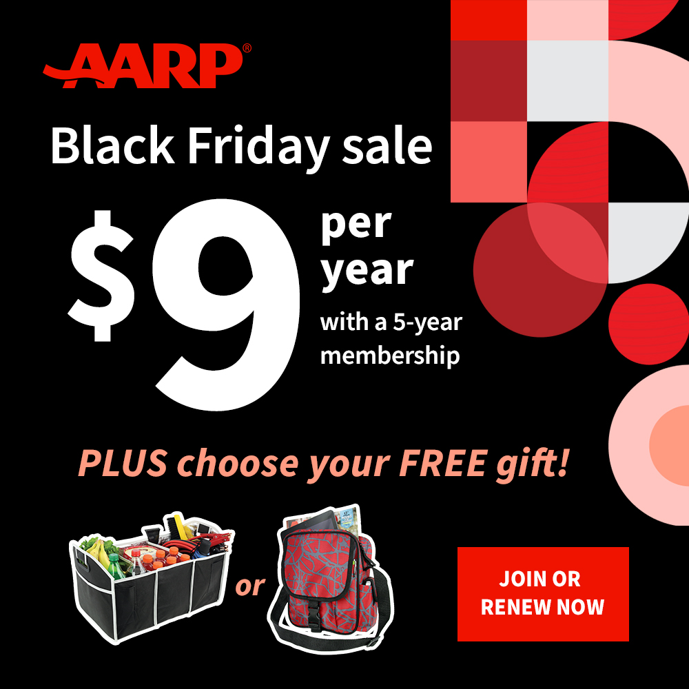 AARP Cyber Sale!! Only 9 & FREE GIFTS! Yes We Coupon