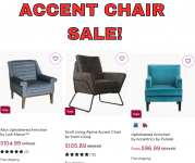 ACCENT CHAIR SALE