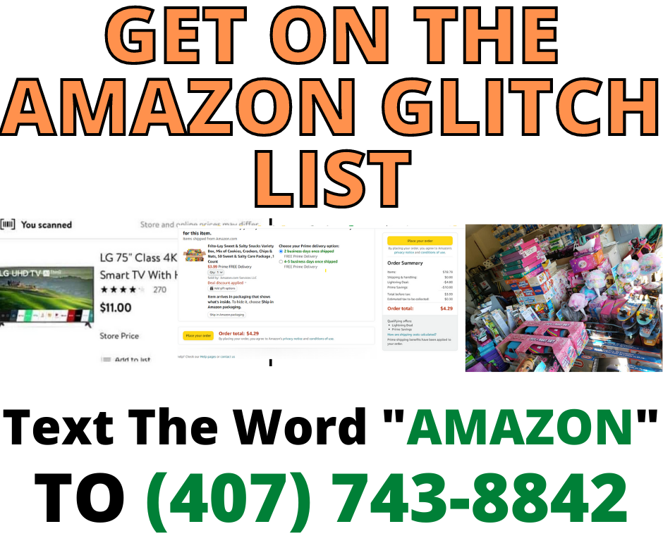 AMAZON GLITCH LIST GET NOTIFIED OF AN AMAZON GLITCH Glitchndealz