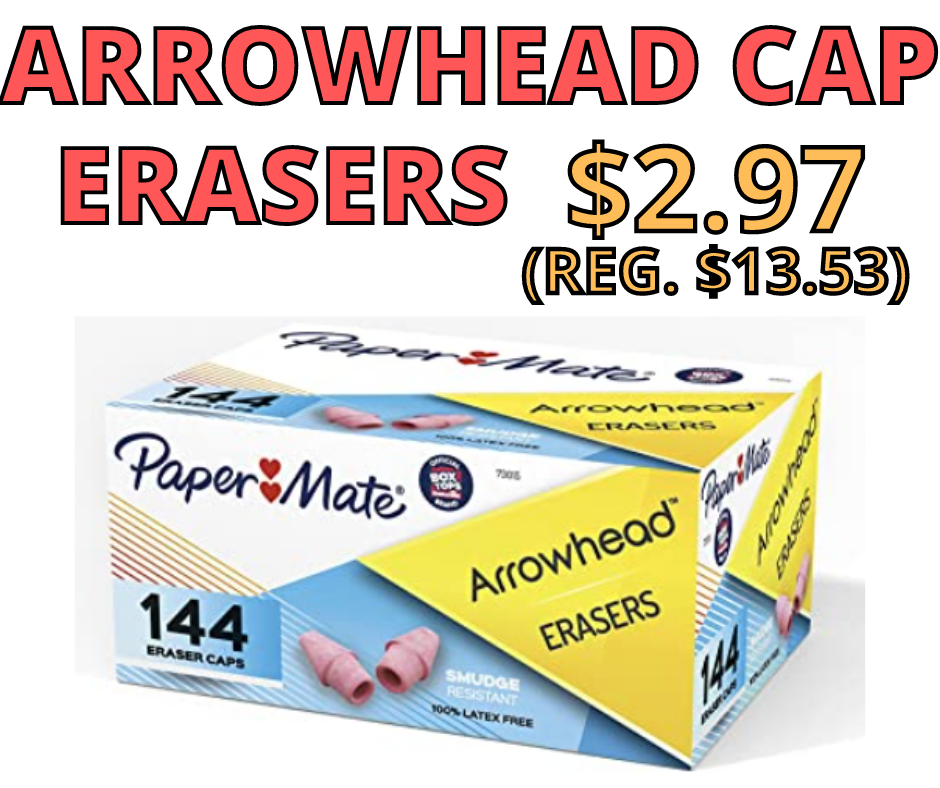 Arrowhead Cap Erasers! HUGE SALE!