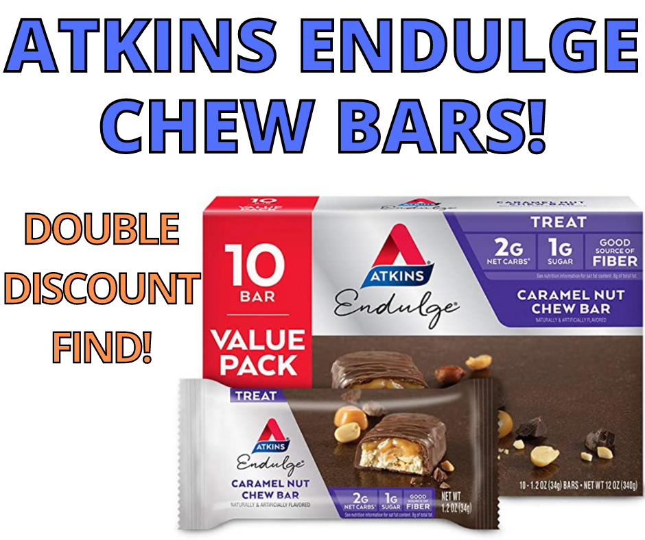Atkins Endulge Chew Bars On Sale!