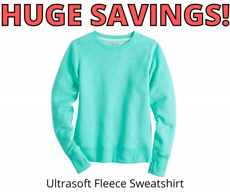 Women’s Tek Gear Ultra Soft Fleece Sweatshirts HUGE SAVINGS!