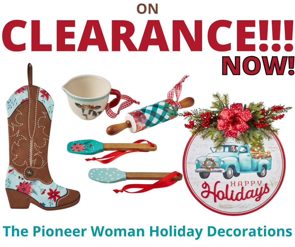 The Pioneer Woman Holiday Decorations HOT CLEARANCE!
