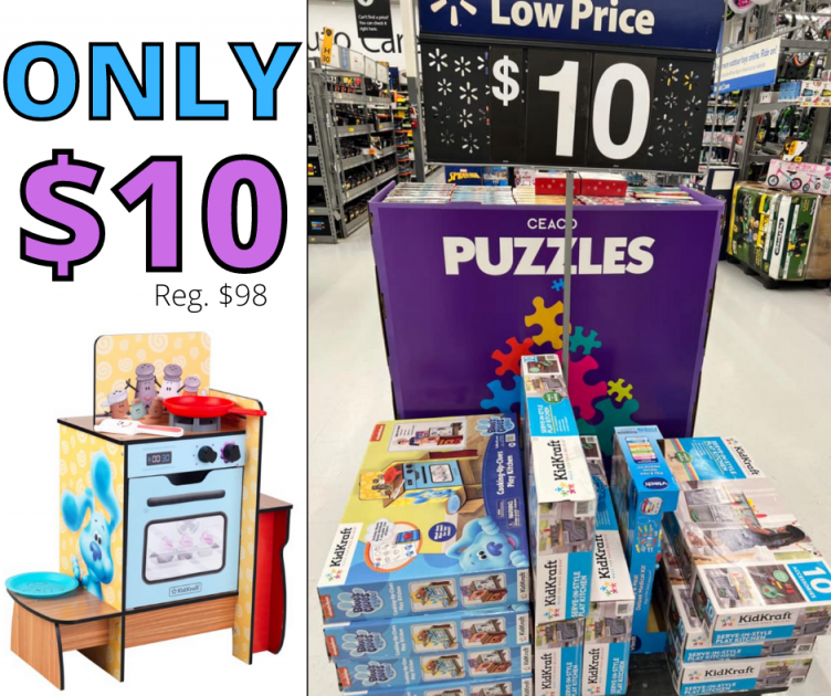 Blue’s Clues and You Wooden Play Kitchen HUGE SAVINGS!