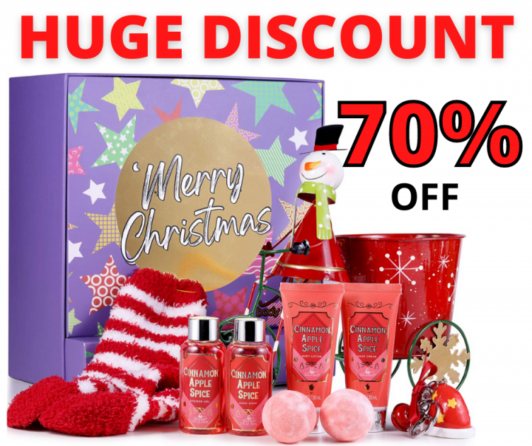Bath Spa Gift Set 70% OFF with Coupon!