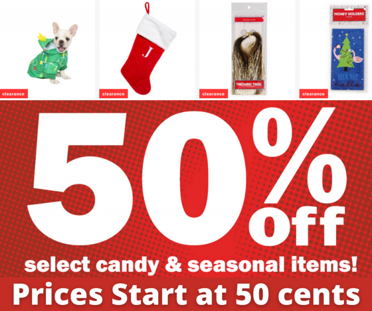 Candy and Seasonal Items on Clearance NOW!