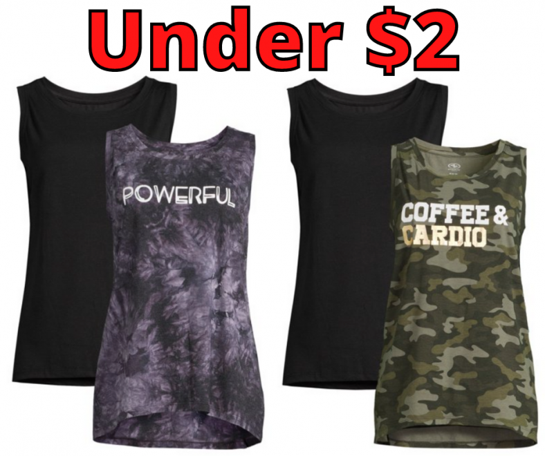 Athletic Works Tank Tops, 2 pack Under $2