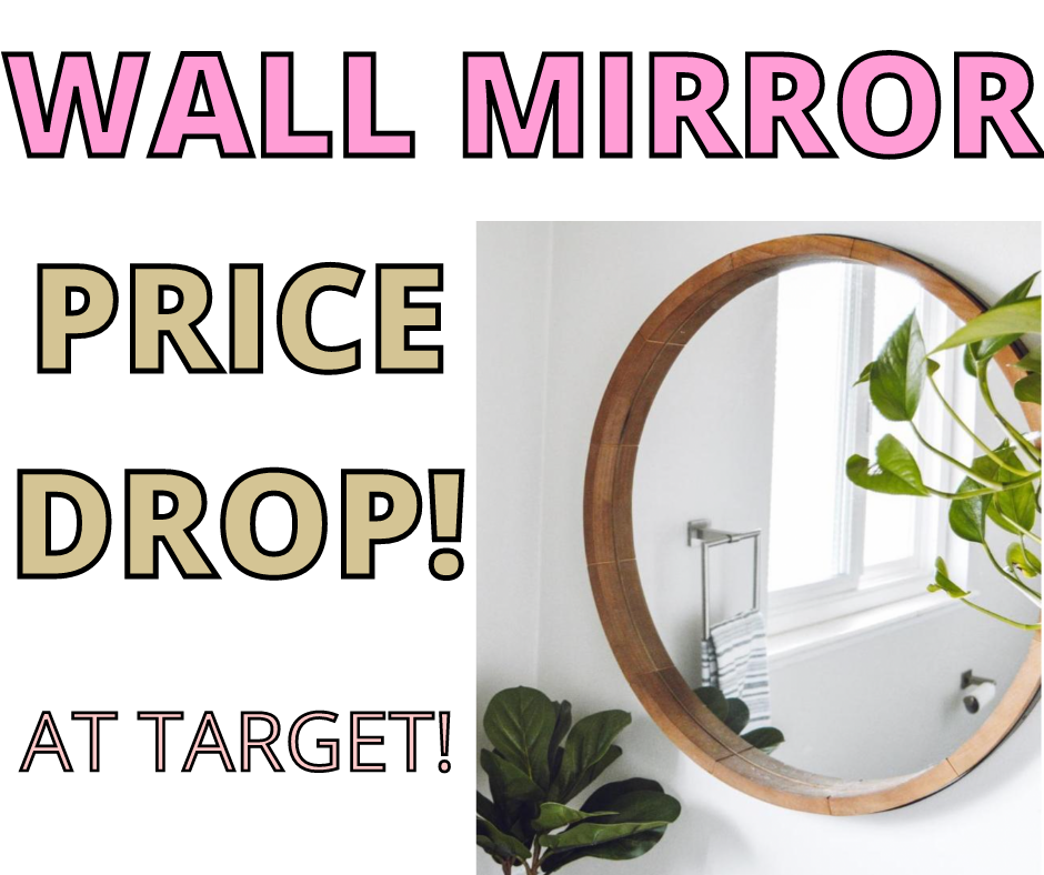 Round Wall Mirror On Sale At Target!