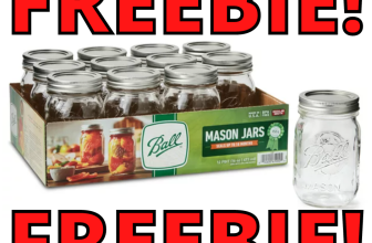 Mason Jar Freebie Top Cashback