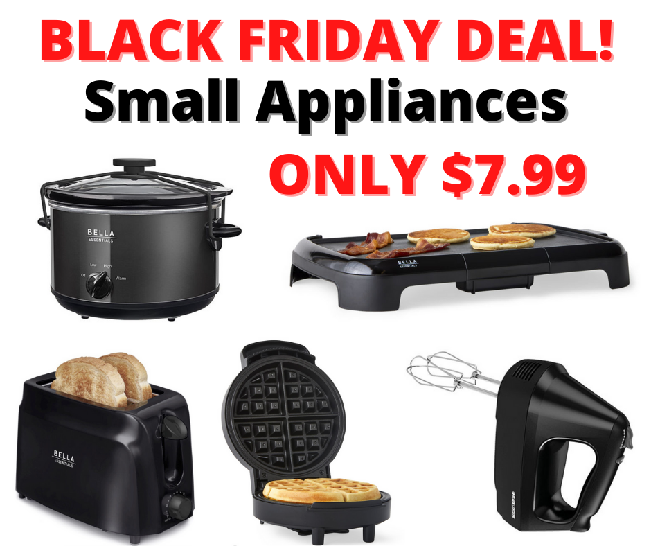 Small Kitchen Appliances SUPER CHEAP!  Black Friday Deal!
