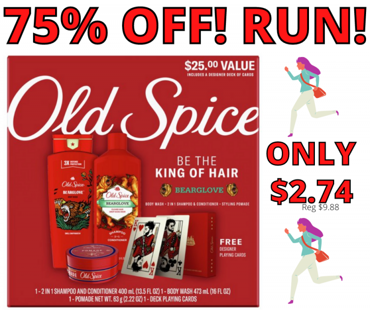 Old Spice Bearglove Holiday Pack 75% OFF!